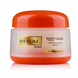 Нощен крем за лице Regal с екстракти от мляко и мед- Rosa Impex